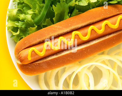 hot dog Stock Photo