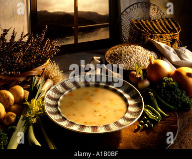 country soup Stock Photo