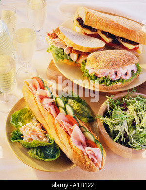 sandwiches Stock Photo