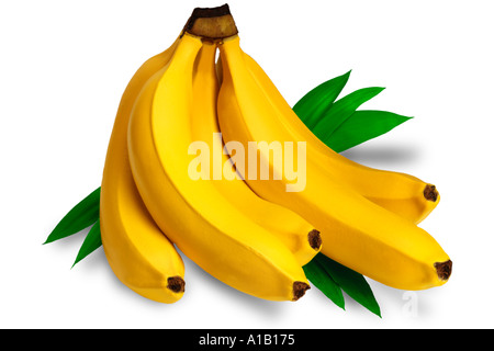 bunch of bananas Stock Photo