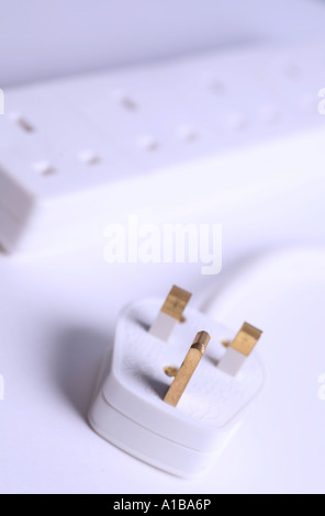 plug extension Stock Photo
