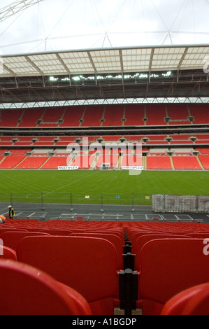 Wembley stadium Royal box view Stock Photo - Alamy