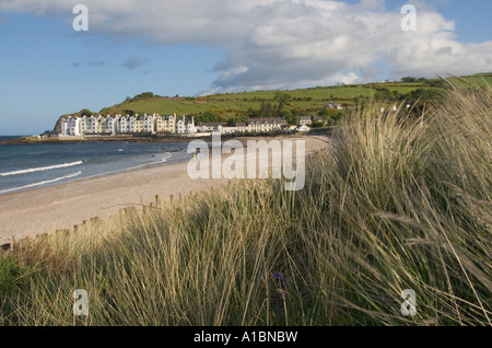 Northern Ireland Antrim Coast and Glens Cushendun strand beach Stock Photo