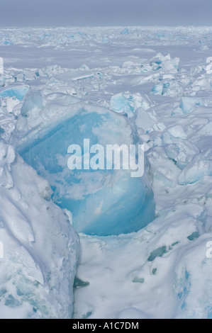 Pressure ridges and lead in Arctic Ocean, Arctic Stock Photo - Alamy