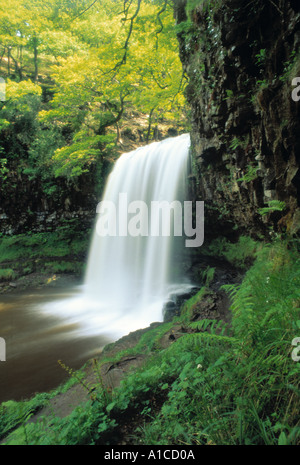 Waterfall, Brecons, Wales Stock Photo