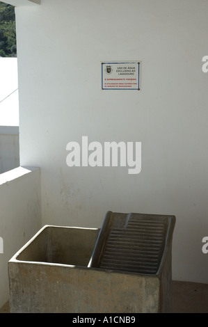 the public wash house Pomarao near Mertola Baixo Alentejo Portugal europe Stock Photo