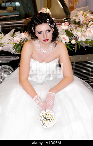 Lonely Bride Stock Photo