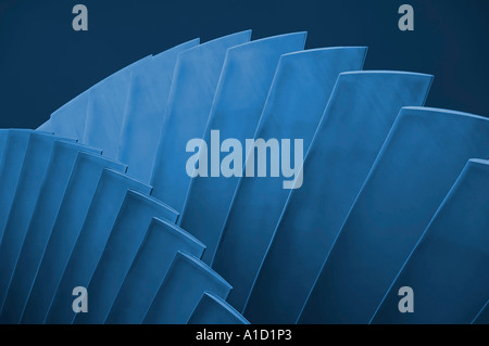 Turbine Blades Detail Stock Photo