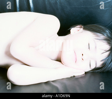 sleeping boy 4 years old Stock Photo