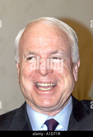 Senator John McCain R AZ speak. Stock Photo