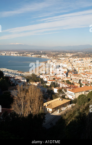 roas, town, center, bay, of roses, Spain, Spanish, coastal, resort, holiday, villas, timeshare, overseas, property, costa, brava Stock Photo