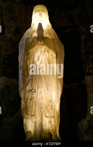 Kopalnia solna Wieliczka salt mine, St. Mary sculpture in St. King chapel, Poland Stock Photo