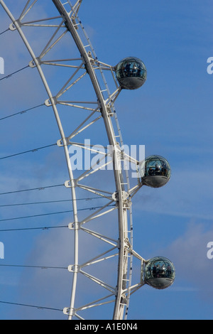 The British Airways London Eye in England United Kingdom Stock Photo