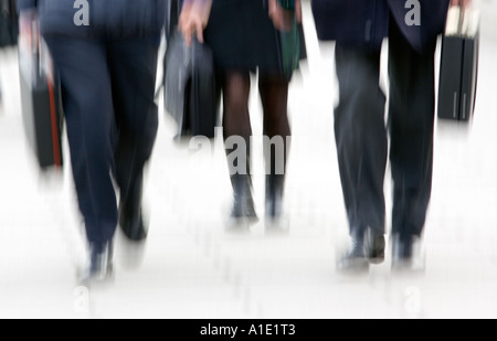 Commuters in London England United Kingdom Stock Photo