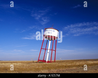 The Leaning Water Tower of Texas Nr Groom Texas Stock Photo