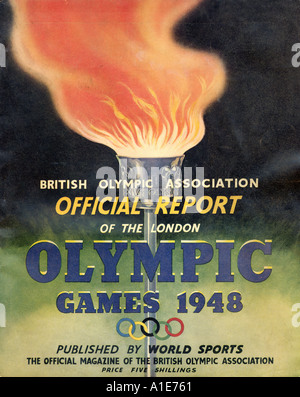 Official report of the London Olympic Games, 1948 Stock Photo - Alamy