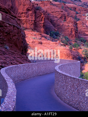 Chapel Ramp Ramp leading to the Chapel of the Holy Cross Sedona Arizona Stock Photo ...