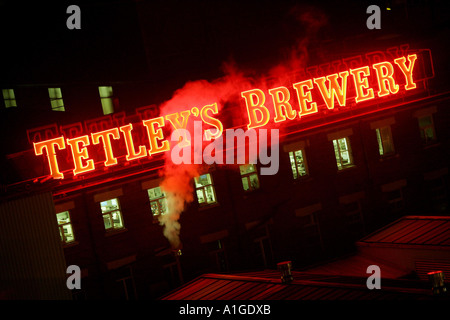 The Tetley’s brewery, located in Leeds, UK Stock Photo