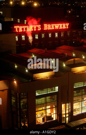 The Tetley’s brewery, located in Leeds, UK Stock Photo