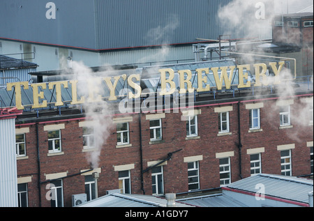 The Tetley’s brewery, located in Leeds, UK Stock Photo