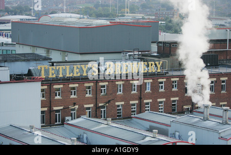 The Tetley’s brewery, located in Leeds, UK Stock Photo