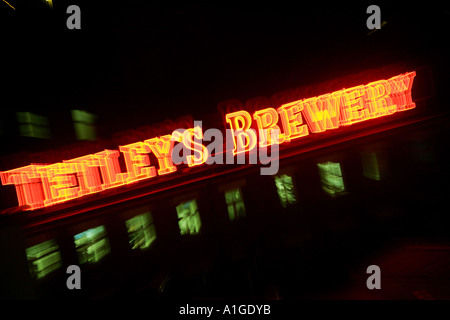 The Tetley’s brewery, located in Leeds, UK Stock Photo