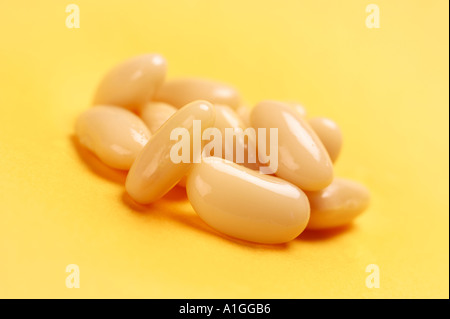 15 Beans Cannellini Accountancy gone mad Stock Photo