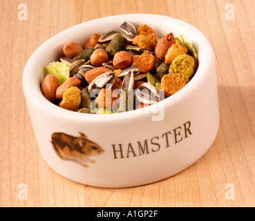 HAMSTER FOOD Stock Photo