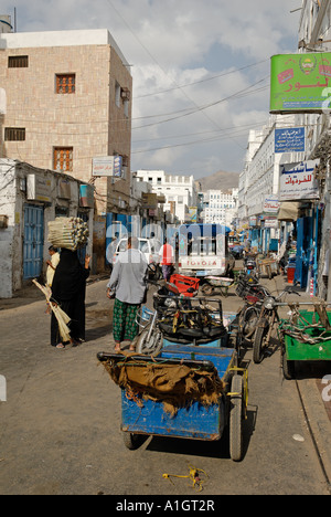 old town of Al Mukalla Mukalla Yemen Stock Photo