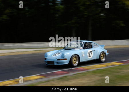 Dan Wright races his 1973 Porsche 911 RSR at the Kohler International Challenge with Brian Redman 2006 Stock Photo