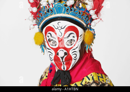Portrait of a male Chinese opera performer Stock Photo