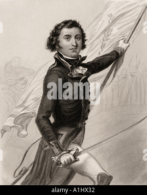 Louis Philippe, 1773 - 1850.  King of the French, seen here as a volunteer in the French army. Stock Photo
