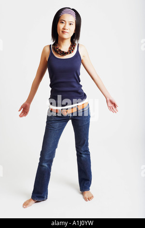 Portrait of a young woman posing Stock Photo