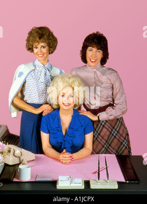 Nine to Five Year 1981 Director Colin Higgins jane Fonda Lily Tomlin Dolly Parton Stock Photo