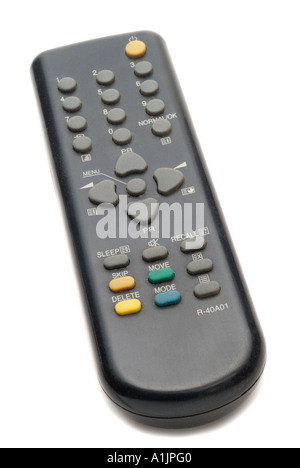 black tv remote control Stock Photo