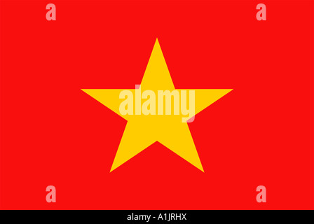 Vietnam national flag Stock Photo