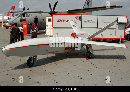 Alenia aeronautica uav farnborough international hi res stock