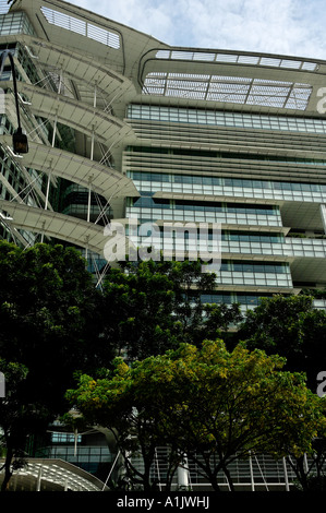 Building of Singapore National Library, Singapore, Asia, opened in 2005 ...