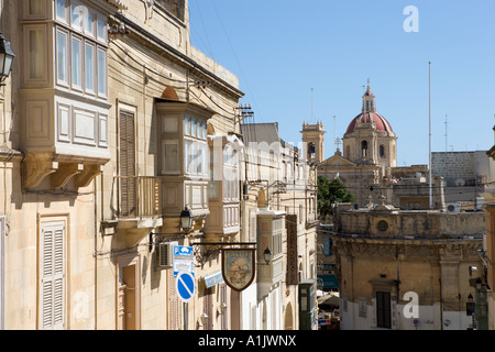 St George's Basilica from the Citadella, Victoria (or Rabat), Gozo, Malta Stock Photo