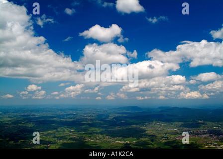 Cloud Filled Skies Above Bihac Bosnia Herzegovina Stock Photo