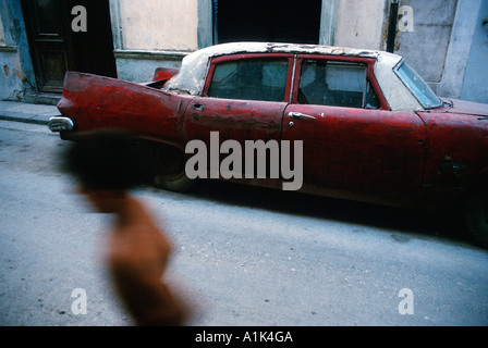 Havana Cuba Street scene Havana Vieja Stock Photo