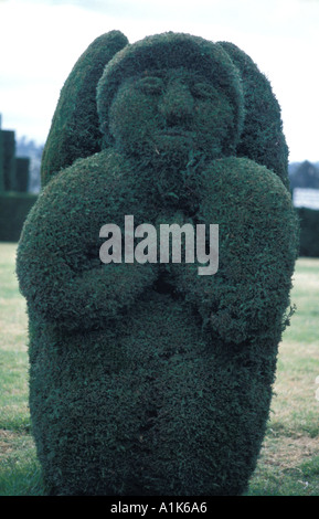 Tulcan is famous for the elaborate topiary in the town cemetery Tulcan borders Colombia Northern Ecuador Stock Photo