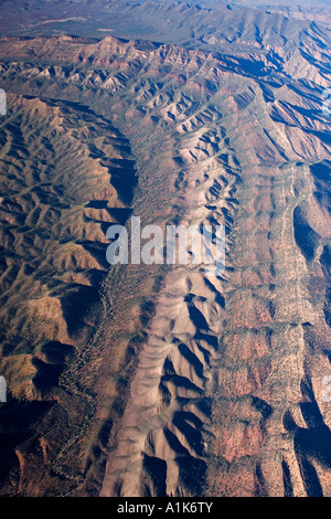 Flinders Ranges Abc Ranges Aerial view of the ABC Range in South Australia's rugged Flinders ...