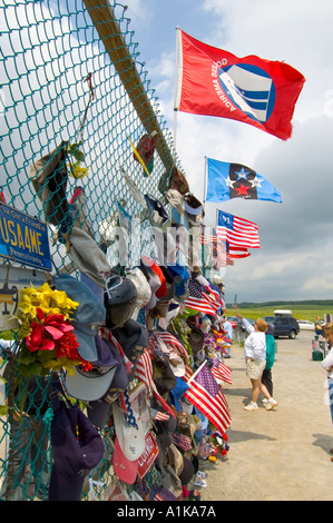 Crash site of flight 93 the air plane that was high jacked on 911 and went down in a field at Shanksville PA Stock Photo