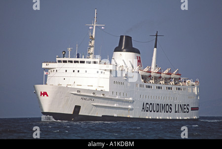 Penelope A of Agoudimos Lines at Rafina in Greece. This is the former ...