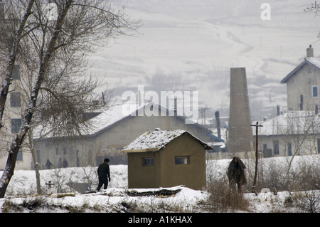 China DPRK border 28 Nov 2006 Stock Photo