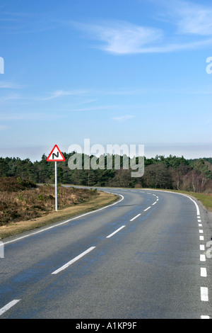 Bend in the Road Stock Photo
