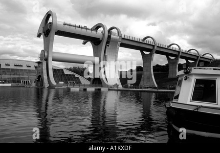Falkirk Wheel British Waterways Falkirk Scotland Stock Photo