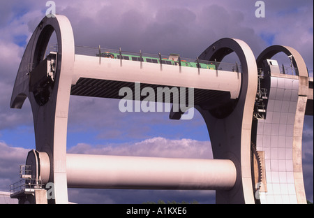 Falkirk Wheel British Waterways Falkirk Scotland Stock Photo