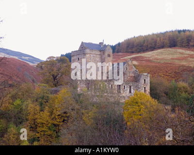 Castle Campbell in Dollar glen Clackmannan Scotland Stock Photo